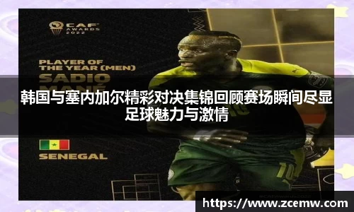 韩国与塞内加尔精彩对决集锦回顾赛场瞬间尽显足球魅力与激情